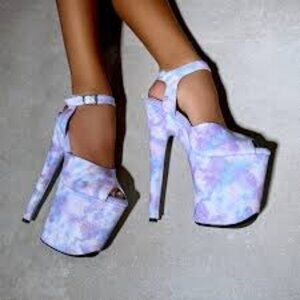 Hella Heels - Fairy Clouds Full Stiletto size 9 US / 9 AU / 7 UK / 40 EU